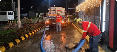 Siphoning of Domestic Waste